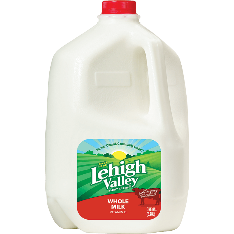 Whole Milk Plastic Gallon Lehigh Valley Dairy Farms®