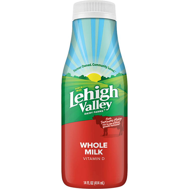 Whole Milk Plastic 14 oz. Lehigh Valley Dairy Farms®